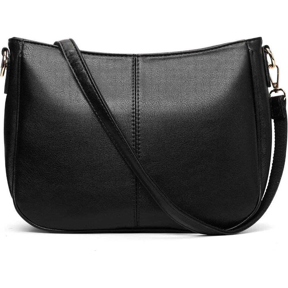 Shoulder Bag For Women Pu Leather Small Crossbody Tote Compact Purse